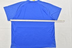 The Foundry Supply Co Men’s Size 4XL Blue Performance Tee Short Sleeve Raglan