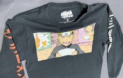 Naruto Shirt Shippuden size Small S Long Sleeve Shonen Jump Noodles