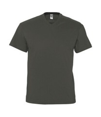 SOLs Mens Plain Summer Weight Vee V-Neck Cotton Tee T-Shirt S-3XL Regular Fit