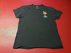 Alab Mushroom T-Shirt Blk L 100% Cotton