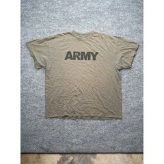 US Army Graphic TShirt Mens XL Olive Green Military PT Training Tee Short Sleeve