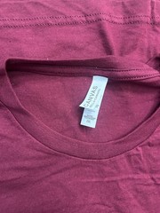 Bella + Canvas 3301C Blank Sueded T-Shirt Maroon Burgundy Unisex S-2XL | DTG HTV