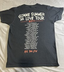 ALL TIME LOW T-Shirt Small – Band Tee Gimme Summer Ya Love Tour 2011 Punk Tour
