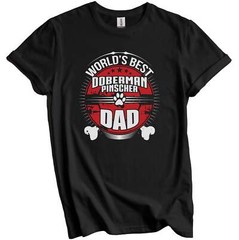 World’s Best Doberman Pinscher Dad Dog Owner T-Shirt