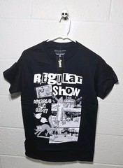 Regular Show Mordecai Rigby Black Graphic Men’s T-Shirt NWT – SZ Small (B)