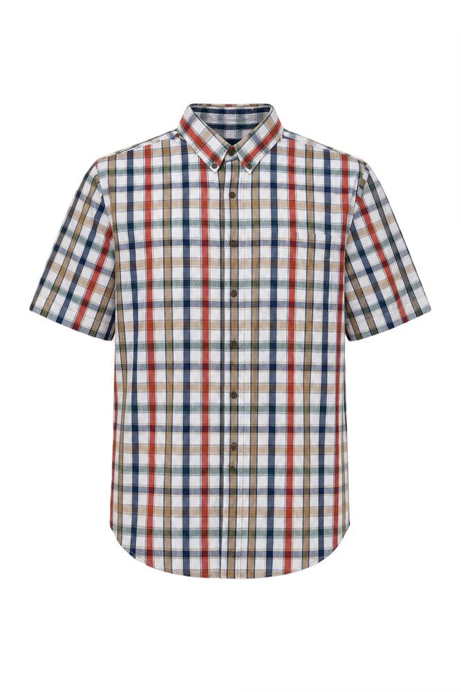 Vintage 1990s Yuppie Checkered Unisex Shirt, Multicolor Cotton, Size N/A