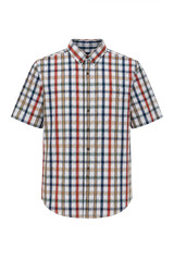 Vintage 1990s Yuppie Checkered Unisex Shirt, Multicolor Cotton, Size N/A