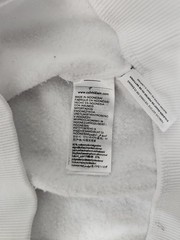 Calvin Klein Fleece Crewneck Pullover Unisex Shirt White Sz XXL Sweater Big CK