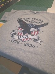 250 Years of Freedom 1776 2026 Patriotic Unisex Tshirt