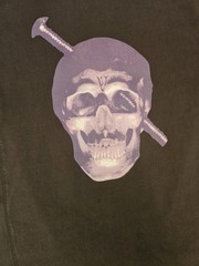 Screwhead Men’s M Tshirt Graphic Tee Black Short Sleeve Skull