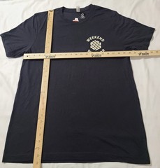 2pk NWT Weekend Warrior Shirt Mens Sz Largr Black Graphic Tee Funny Casual Army