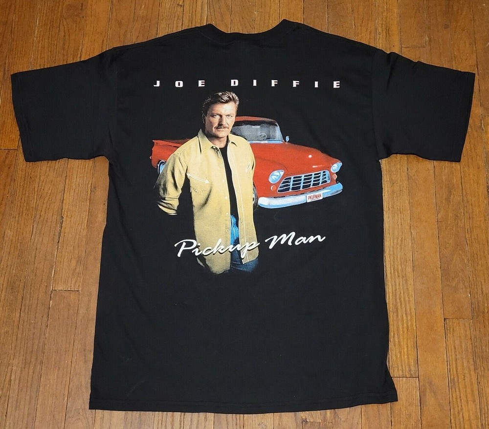Retro Pickup Man Joe Diffie Shirt Classic Black Unisex Size S-234XL E1436
