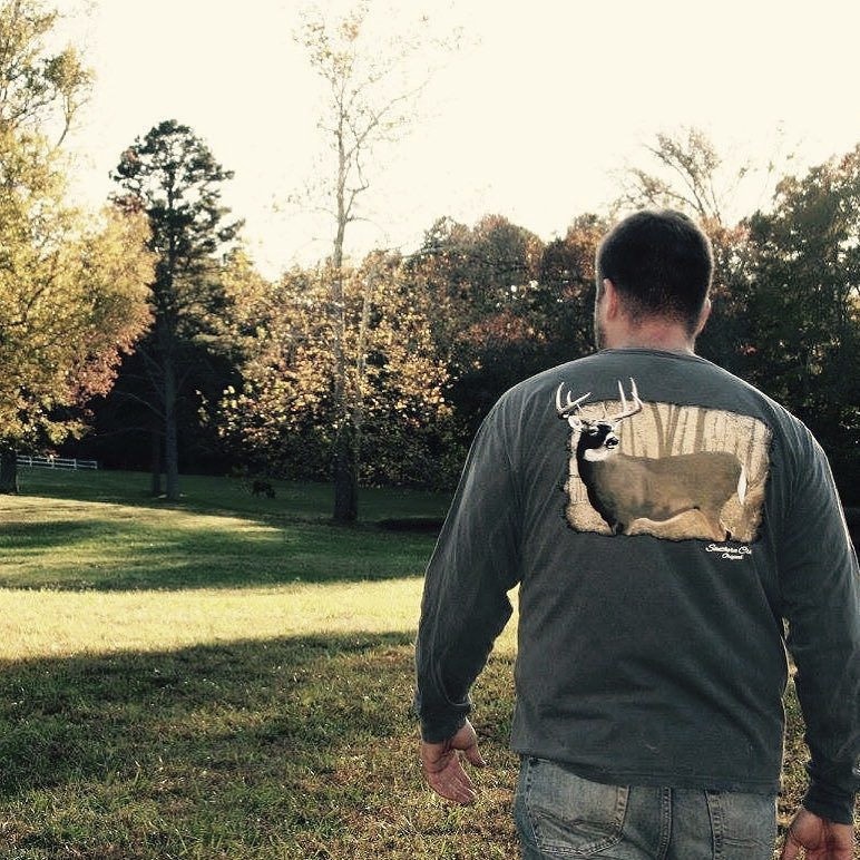 Southern Cross – Whitetail Legend – Long Sleeve Tshirt – Comfort Colors