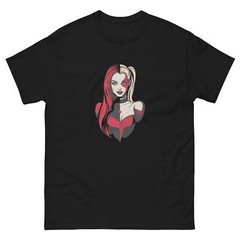Morticia Addams, Harley Quinn Tee, Addams Family Meets DC Universe Mashup Tee
