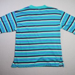 Vintage Knights of Round Table Striped Horse Green Purple Men’s T Shirt Large