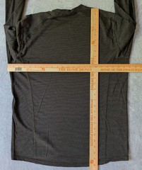 Smartwool Merino Wool Base Layer Top Men’s Large Brown Striped FLAWS* SW0SN705