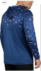 NEW 5 LOT Drizomo Fishing Swim UV Sun Protection UPF 50+ LS Shirt Hood 3XL XXXL