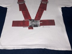 Rare VTG Accurate Graphic Industries Strap In Shut Up and Hang On TShirt 90s 2XL