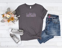 Peaceful Paradise: Lay Among The Wildflowers, Unisex Comfortable Bella + Canvas
