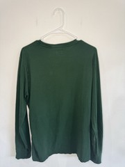 Polo Ralph Lauren Green Blue Pony Men’s Long Sleeve T Shirt Layer Size M 1defect