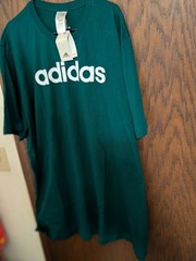 TOP QUALITY ADIDAS COLLEGIATE GREEN SHIRT 3XLT NWT NO RETURNS WRONG SIZE/COLOR
