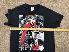 DC Comics Harley Quinn Black Graphic Tee Unisex Adult Size Medium Batman 2021