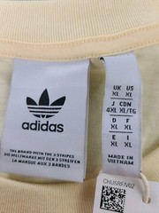 Adidas Men’s Originals T-Shirt In Warm Vanilla Color # JD0711 Size XL