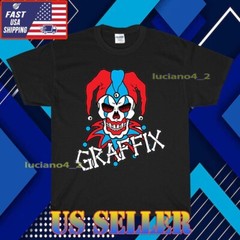 NEW GRAFFIX LOGO T-SHIRT UNISEX FUNNY AMERICAN ALL COLOR VARIANTS SIZE S-5XL