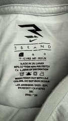 Nike 3BRAND Graphic Logo T-Shirt Gray Youth L Crew Neck Short Sleeve Knit