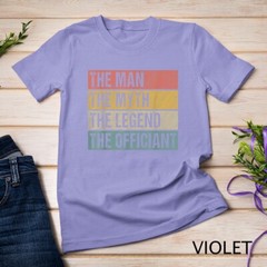 Wedding Officiant Proposal The Man Myth Legend Officiant T-Shirt Unisex T-shirt
