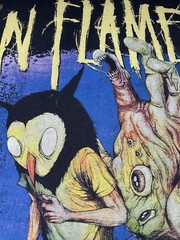 Y2K In Flames T Shirt S Heavy Metal Rock Band 2008 Alex Pardee Graphic Swedish