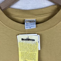 Crazy Shirts Beer Dyed T Shirt Men’s XL Tan Spread Some Cheer Grab Me A Beer NWT