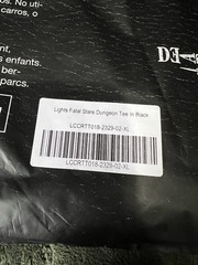 Civil Regime x Death Note – Lights Fatal Stare Dungeon Tee In Black – Size XL