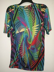 John Hancock Shirt Art Deco T-shirt Hypnotizing Rainbow Measures: 17″ x 29″