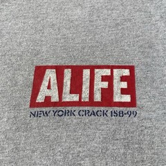 Alife New York T Shirt Men’s Medium Crack 158-99 Streetwear Skater Hip Hop