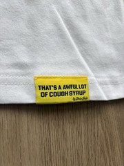 That’s A Awful Lot of Cough Syrup Miami Logo Graphic White Tee Crew Neck M