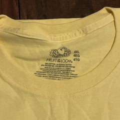 Fruit of the Loom Men’s Tee Shirt Short Sleeve 100% Cotton 4XL – NWT – Lot of 6