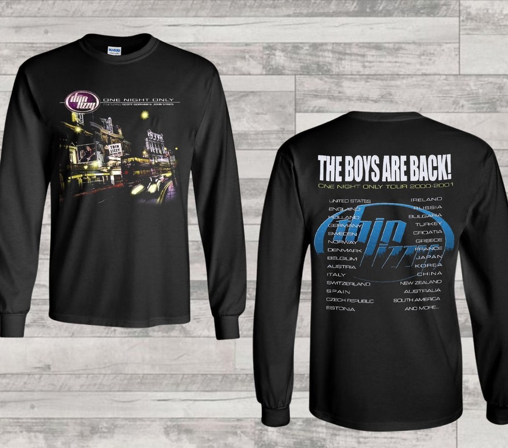 long sleeve shirt printed on both sides on request