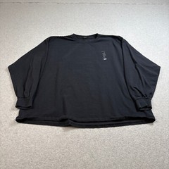 10 Deep Dojo Tshirt Men 3X Black Long Sleeve Crewneck Graphic Tee Made USA Y2K