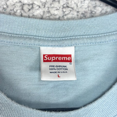 Supreme Hardgoods SS19 Tee Made in USA Blue T Shirt Men’s Size Large
