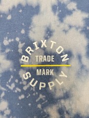 Brixton T Shirt Men’s XL Logo Front And Back Tie Dye Standard Fit