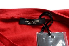 Roberto Cavalli “Beachwear” Men’s Red Graphic Print T-Shirt US 2XL IT 56