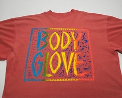 Rare VTG 90s 1990 BODY GLOVE Single Stitch T Shirt XL Hawaiian Resort Beach Surf