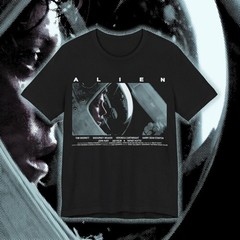 Vintage Alien Movie 1979 T-Shirt, Retro Sci-Fi Horror Graphic Tee