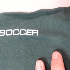 Diadora Shirt Mens Small Green Soccer Logo Outdoor Sports Exercise Gym Run New