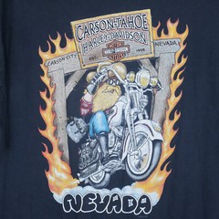 Harley Davidson Hell On Wheels 2XL T-Shirt Carson City Nevada Fade No Tags READ