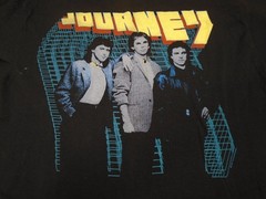 Vintage 1980s Journey Raised on Radio Tour T-Shirt Size XL Single Stitch