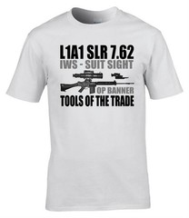 L1A1 SLR 7.62 IWS Suit Sight OP Banner Military Veteran T-Shirt Gift