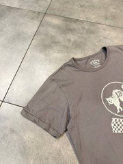 RRL Double RL Ralph Lauren Graphic T-Shirt Cat Racing Flags Gray Men’s Size M
