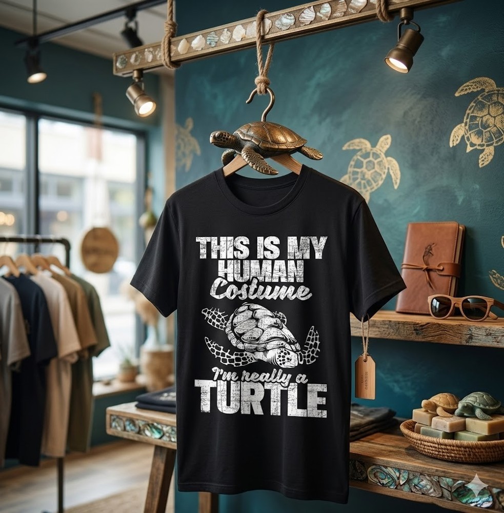 This Is My Human Costume I’m Really A Turtle – Ocean Lover T-Shirt – H071